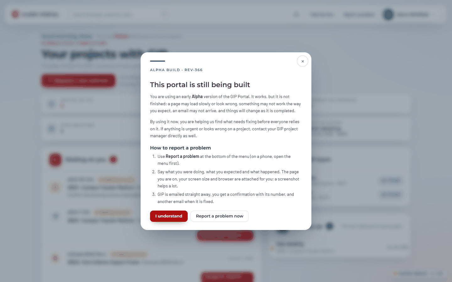 The Alpha notice