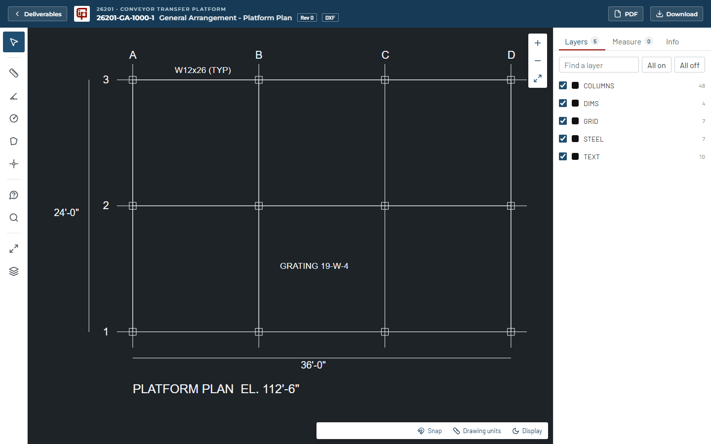 The CAD viewer